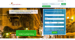 Desktop Screenshot of italianfriendsdate.com